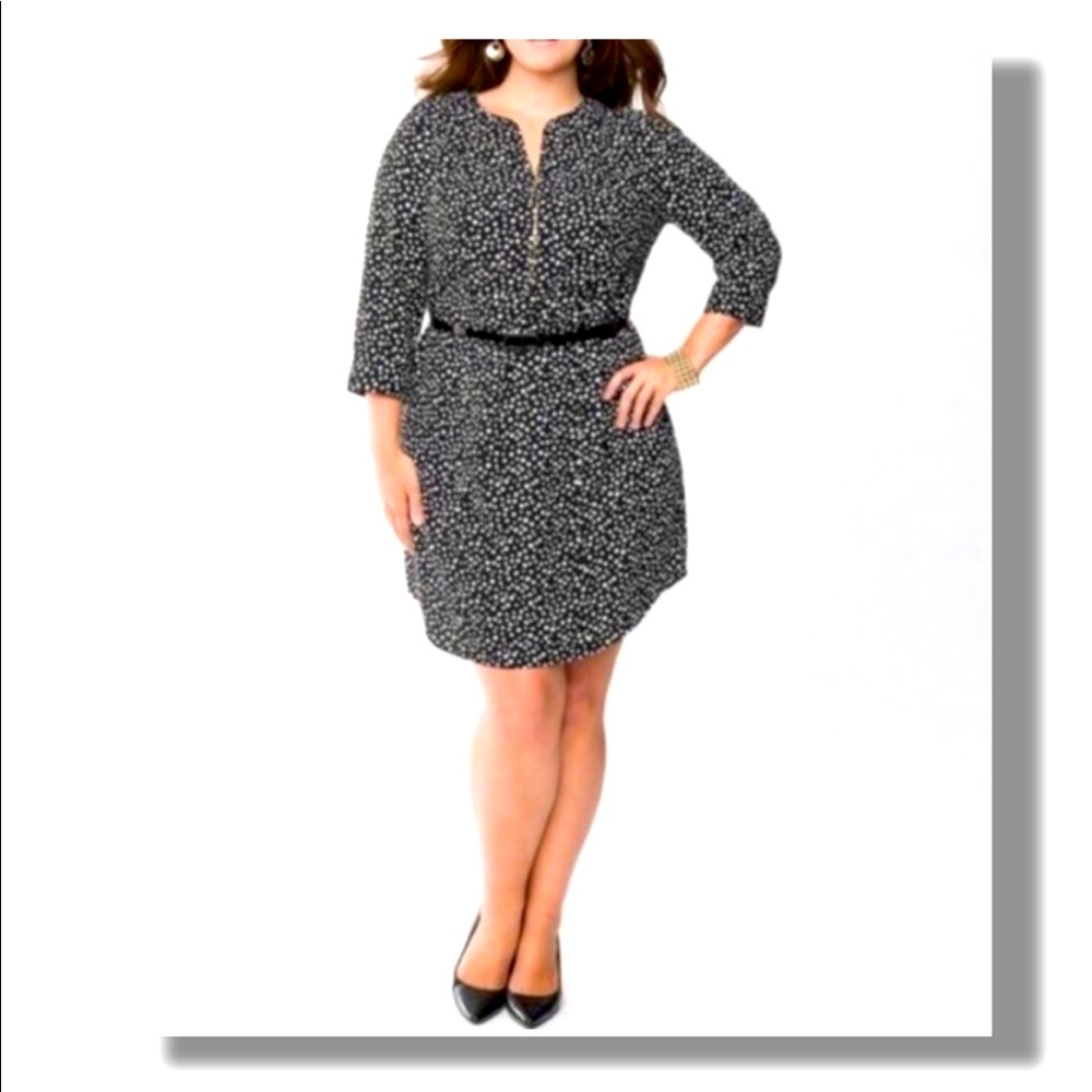 🆕Lane Bryant Polka Dot Shirt Dress